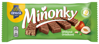 Miňonky OŘÍŠKOVÉ 50g cena za kartonové balení