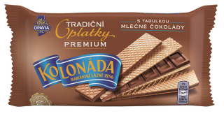 Opavia Kolonáda oplatky s tabul. mléčné čokolády Premium 92g