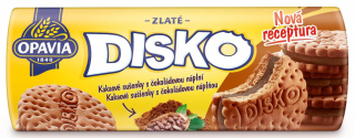 Opavia Disko kakaové s čokoládovou náplní 169g