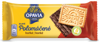 Opavia Zlaté Polomáčené 100g hořké