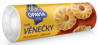 Opavia Zlaté Věnečky 150 g ŽLOUTKOVÉ