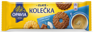 Opavia Zlaté Kolečka polomáčené KOKOS 146g