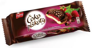 Figaro Čokopiškoty Lesní plody 147g