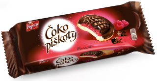 Figaro Čokopiškoty Malina 147g
