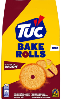 TUC Bake Rolls přích Slaninová 80g