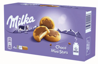 Milka Choco Minis sušenky mléčná náplň a čokoláda 150g