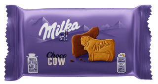 Milka Choco Cow sušenky polomáčené, mléčná čokoláda 40g cena za kartonové balení