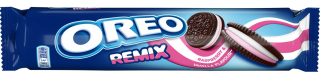 Oreo Remix malina&vanilka příchuť 157g cena za kartonové balení