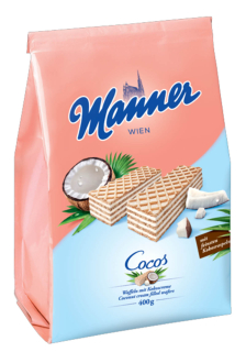 Manner Kokos 400g bag cena za kartonové balení