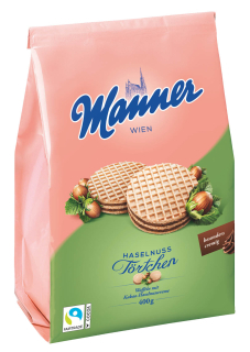 Manner Tortchen Hazelnut 400g cena za kartonové balení