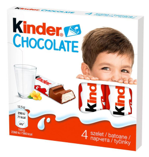 Kinder Chocolate 50g T4 cena za kartonové balení