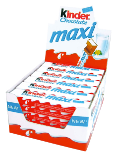 Kinder Chocolate Maxi 21g cena za kartonové balení