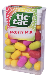 TicTac Fruity mix malý cena za kartonové balení