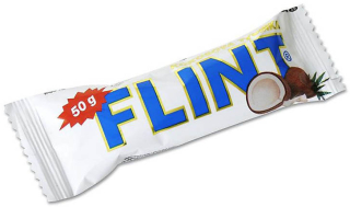 Flint Bílý kokos tyč 50g cena za kartonové balení