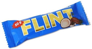 Flint Tmavý kokos tyč 50g cena za kartonové balení