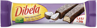 Dibeta Kokos 34g cena za kartonové balení