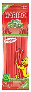 Haribo Velké Stixx Strawberry 170g