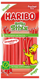 Haribo Balla Stixx Strawberry 80g