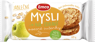 Emco Mysli Sušenky Jablko skořice 60g