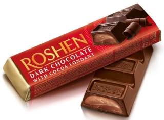 Roshen Hořká s náplní 43g cena za kartonové balení
