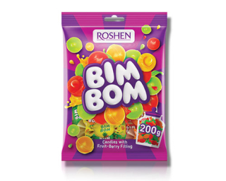 Roshen Bim Bom sáček 200g cena za kartonové balení
