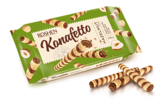 Roshen Wafer rolls Konafetto Oříšek 140g