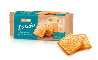 Roshen For Coffee biscuits with Butter-vanilla 185g