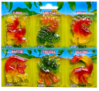 Vidal Dino Jelly - želé 11g cena za kartonové balení