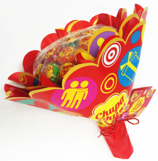 Chupa Chups Kytice 228g 19 lízátek