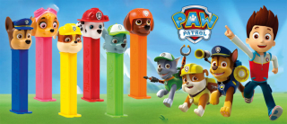 PEZ Figurky +2 štangličky 17g Paw Patrol
