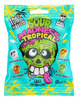 Sour Madness 60g Tropical cena za kartonové balení