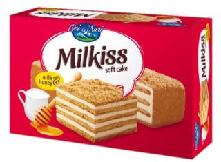 Milkiss Cake Medový koláč 420g cena za kartonové balení