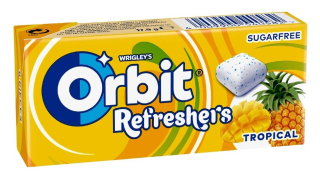 Orbit Refreshers Tropical 17,9g cena za kartonové balení