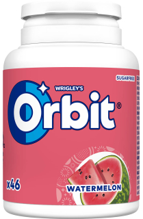 Orbit dóza Watermelon 64g cena za kartonové balení