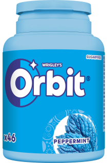 Orbit dóza Peppermint 64g cena za kartonové balení
