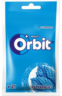 Orbit sáček Peppermint 21dražé 29g