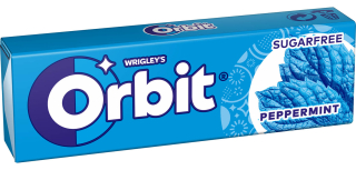 Orbit PEPPERMINT dražé 14g cena za kartonové balení