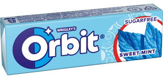 Orbit SWEET MINT dražé 14g cena za kartonové balení