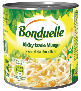 Bonduelle Klíčky Fazole Mungo 212ml
