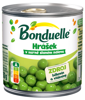 Bonduelle Hrášek v mírně slaném nálevu 212ml