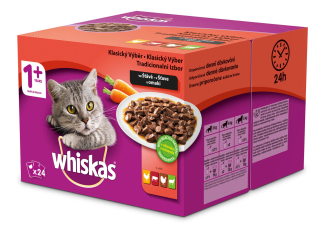 Whiskas kapsa 12pack 12x85g Drůbeží ve šťávě