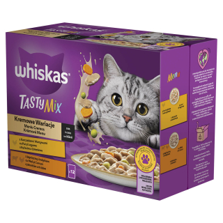 Whiskas kapsa 12pack 12x85g Creamy Creations ve šťávě