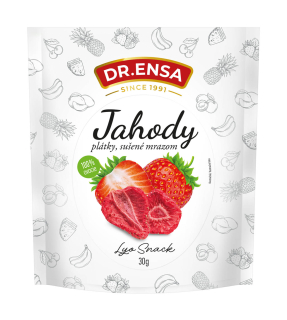 DrEnsa Jahody lyofilizované 30g cena za kartonové balení
