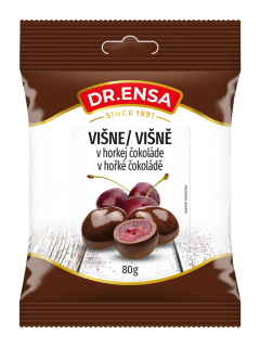 Dr.Ensa Višně v hořké čokoládě 80g