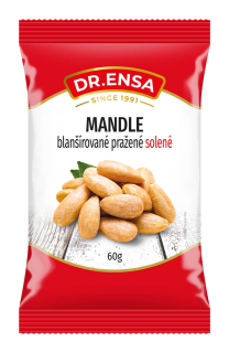 Dr.Ensa Mandle blanšírované solené 60g