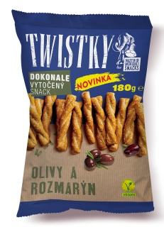 Twistky pečené Olivy Rozmarýn 180g
