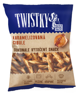 Twistky pečené & cibule karamalizovaná 180g