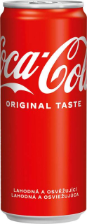 Coca Cola 330ml plech cena za kartonové balení