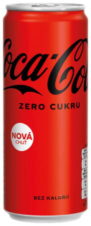 Coca Cola ZERO 330ml plech cena za kartonové balení