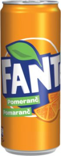 Fanta 330ml plech cena za kartonové balení